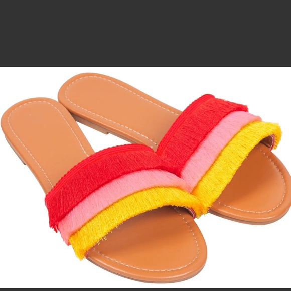 Shoes - Fringe Sandals